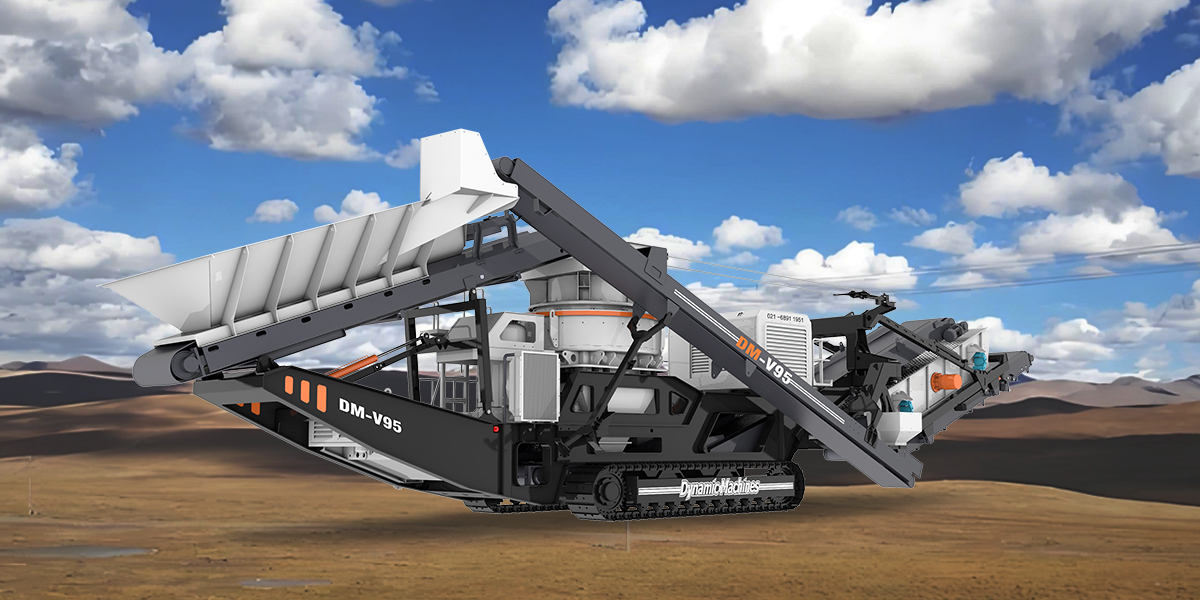 DMV95/DMV95H Mobile sand making machine - tracked mobile VSI crusher
