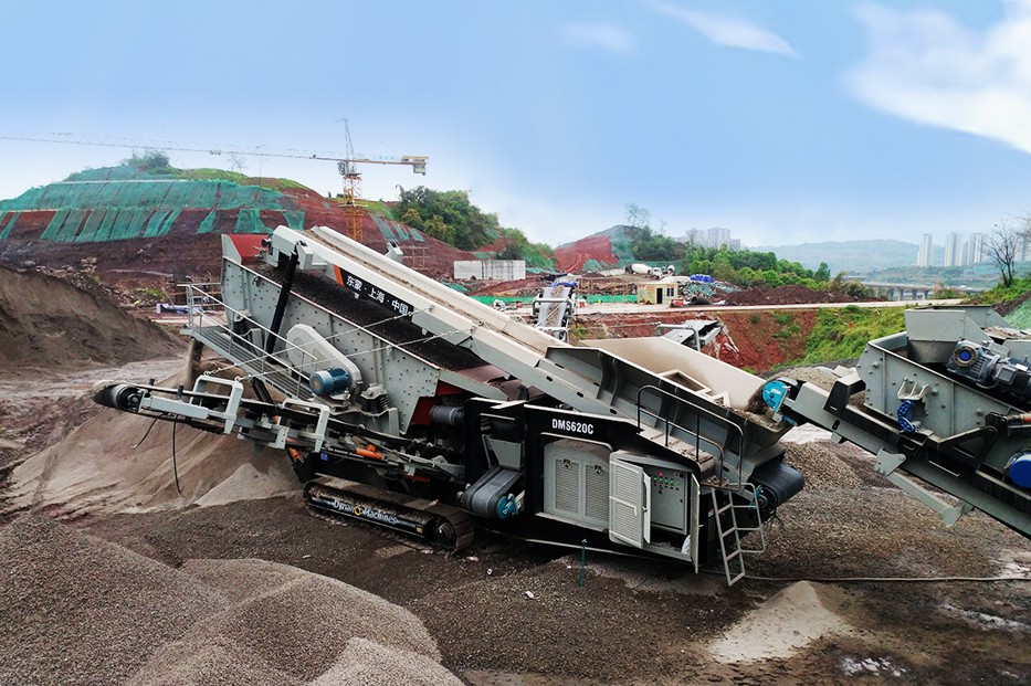 200-250 Ton Per Hour Crawler-mounted Mobile Crushing Production Line for Limestone