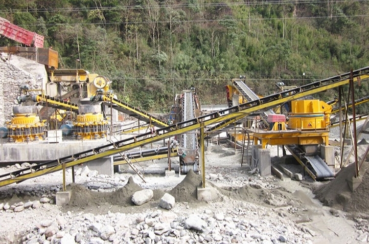 100,000 tons per month river pebble sand production line project
