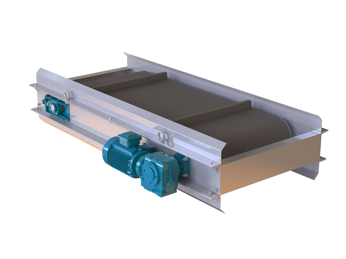 Self-discharging magnetic separator
