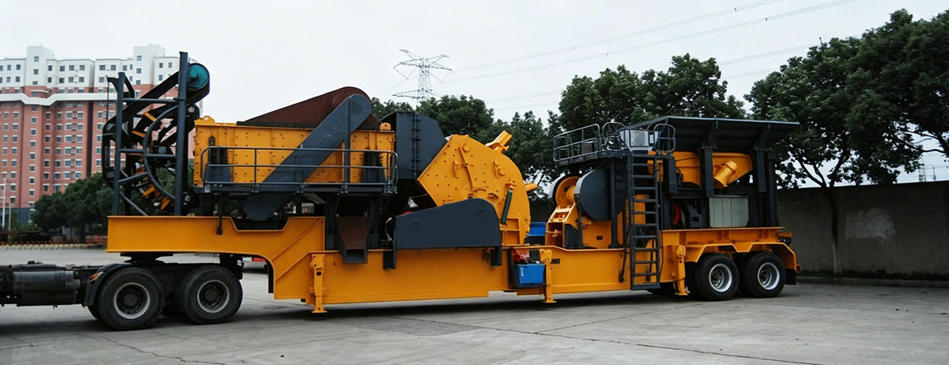 TLD Mobile impact crushing plant(tyre) TLD Mobile impact crushing plant(tyre)
