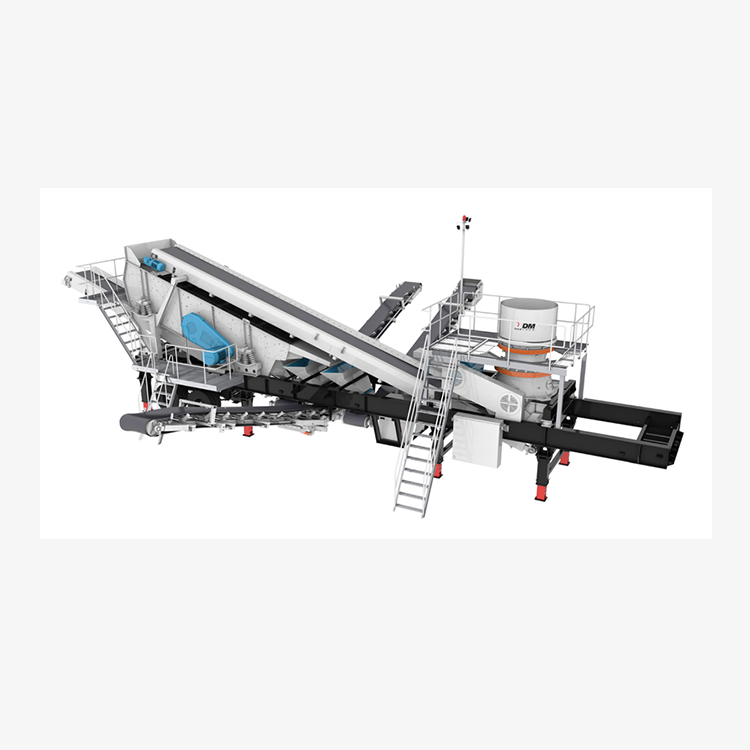 TLD Mobile cone crushing plant(tyre）