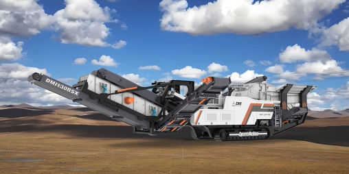 DMI100RSX/DMI130RSX/DMI160RSX Tracked mobile impact crusher all in one machine
