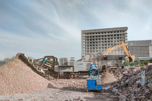 150 tons per hour construction waste resource reuse project