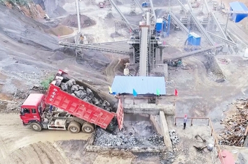 1000 tons per hour limestone sand and gravel production line project